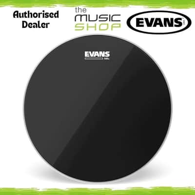 Evans 10" Black Chrome Drum Head, 10 Inch Tom Batter Drumhead - TT10CHR image 1