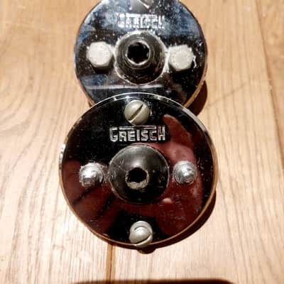 Gretsch Stop Sign Gretsch vintage "fisheye" tom bracket. 1970s - Chrome image 2