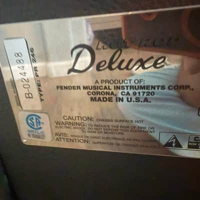 Fender Deluxe 40-Watt 1x12" Tube Combo image 7