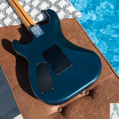 1980's Kramer JK 1000 Made by ESP! - Dimarzio Pickups - Original Floyd Rose Tremolo - Blue Metallic - Made in Japan - Pro Set Up! (Perfect frets/Action/Intonation) - Super Strat Shred Master Supreme! image 13