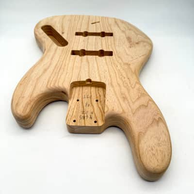 Jazz Bass Body 5-String Swamp Ash Unfinished 2-Piece Light Mint/New bb6505 image 4