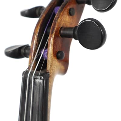 Von Friedrich August Glass Stradivarius 1737 4/4 German Violin w/ Wooden Case image 10