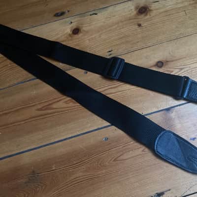 LEVY'S Leathers M8-BLK 2 inch Polypropylene Black Guitar Strap with Leather Ends image 4