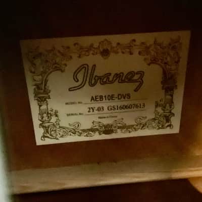 Ibanez AEB10E 4-String Acoustic/Electric Bass image 10
