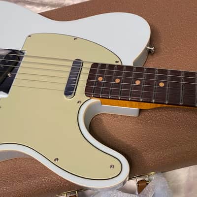 NEW! Fender Custom Shop Flamethrower Telecaster Custom - NOS - Modern Specs - Texas Special Pick-Ups - AAAA Flamed Neck - Sonic Blue - Authorized Dealer - 7.9lbs - G07231 image 2