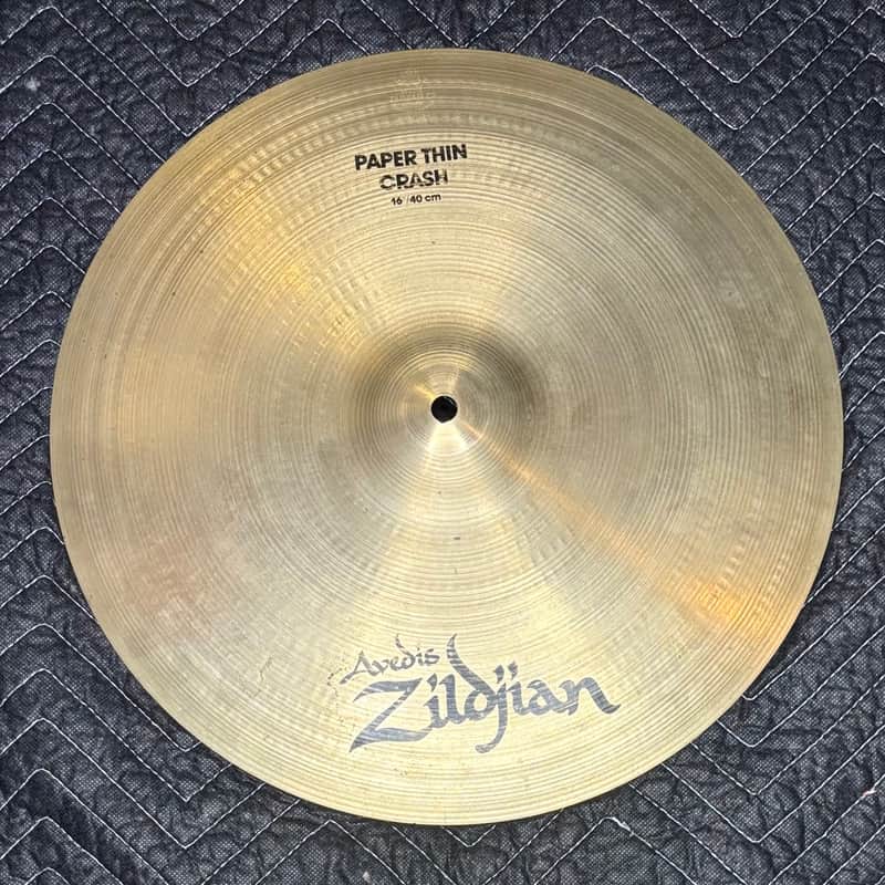 Zildjian 16" A Series Paper Thin Crash Cymbal - Traditional image 1