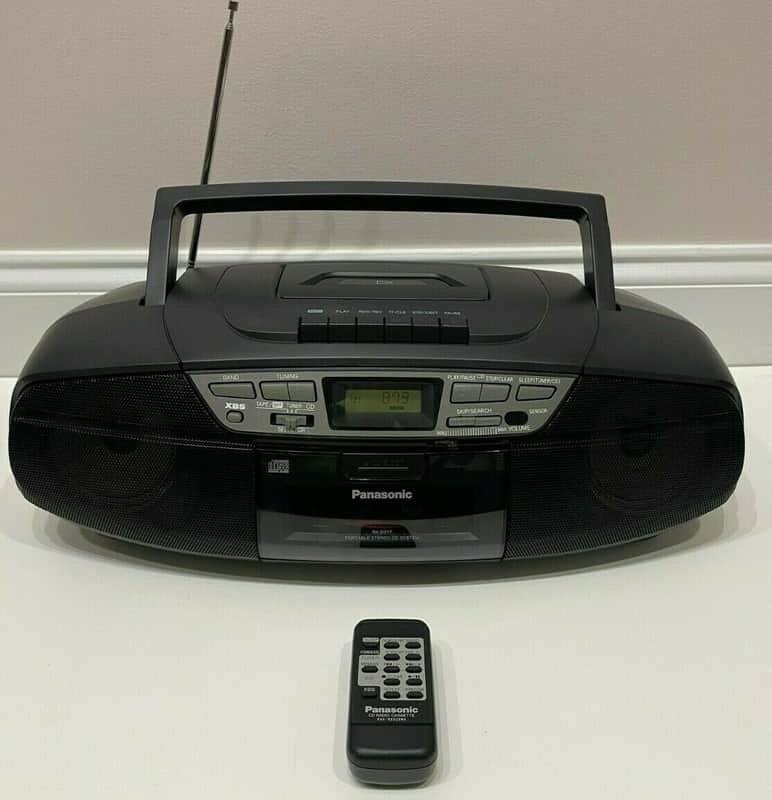 Panasonic - RX-DS17 - Portable CD Cassette Radio Boombox with