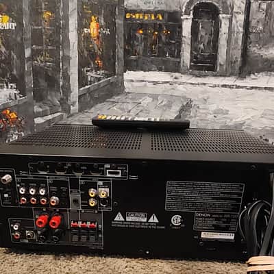 Denon Denon AVR-1312 Home theater receiver with 3D-ready HDMI switching 90s  - Black metal cabinet image 7