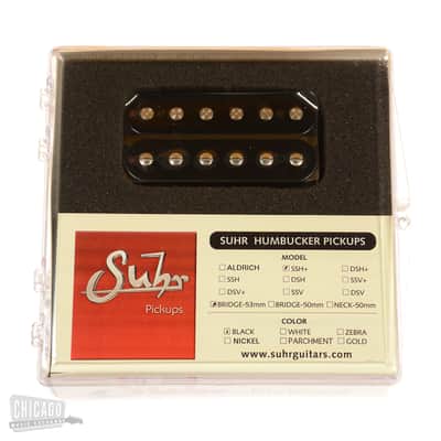 Suhr Humbucker SSH+ Bridge Pickup 53mm Black image 2