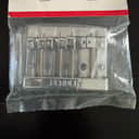 Fender 099-4407-000 HiMass 4-String Bass Bridge Assembly with Zinc Saddles 2010s - Chrome