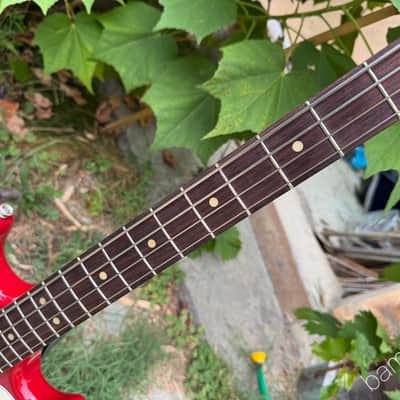 1975 Fender Musicmaster Bass - Dakota Red - OHSC image 6