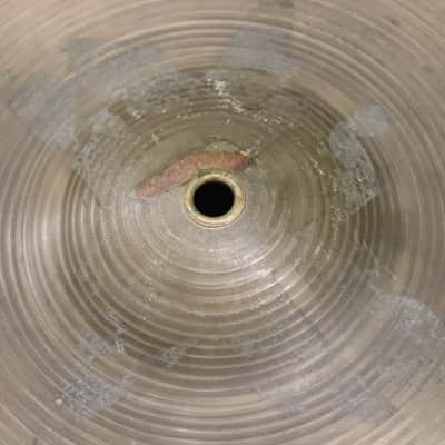 Zildjian 16" A. Avedis Hi Hat Cymbal Set Vintage 1960's 1,623 & 1,709g's image 5