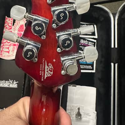 Ernie Ball Music Man John Petrucci Signature JP6 Figured Top 2020 - 2021 - Dragon Blood Flame image 7