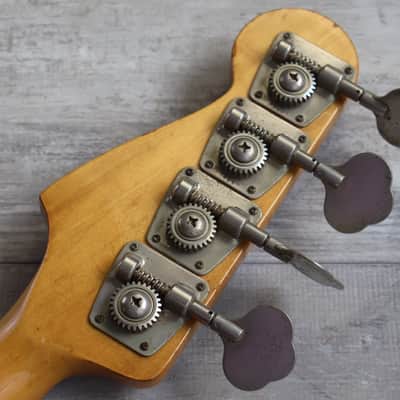 1980 Aria Pro II Japan Precision Bass (Metallic Red) image 14