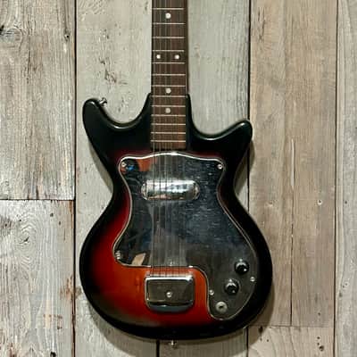Groovy 1960's Victoria Electric Guitar Sunburst, Made In Japan, Tiesco with Hang Tags ! image 2