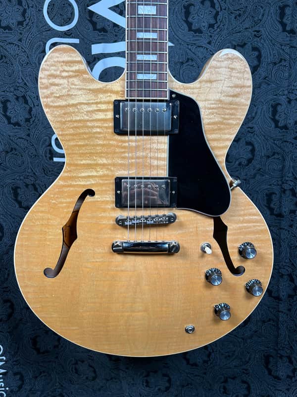 Gibson ES-335 Electric Guitar- Blonde Figured Top w/Hardshell Case (Pre-Owned) image 1