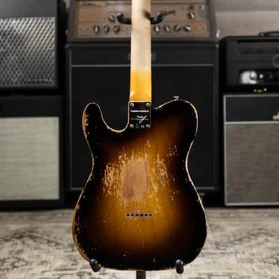 Fender Custom Shop Limited Edition 1950 Double Esquire Electric Guitar - Wide Fade 2-Color Sunburst with Hardshell Case - Used image 9