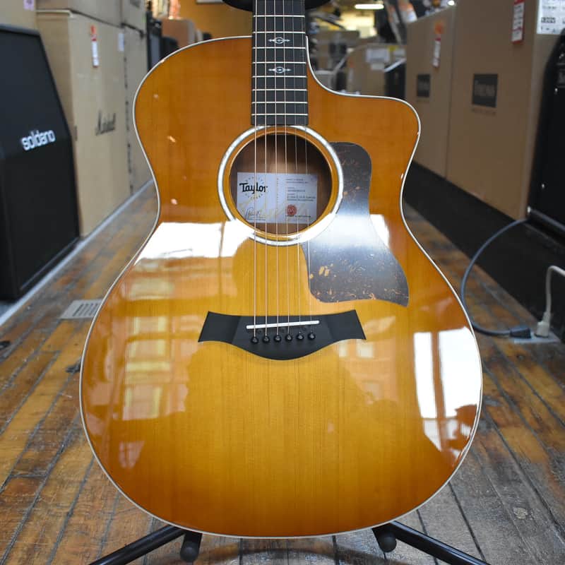 Taylor 214ce-K DLX Special Edition Acoustic-electric Guitar Honeyburst w/Hard Case image 1