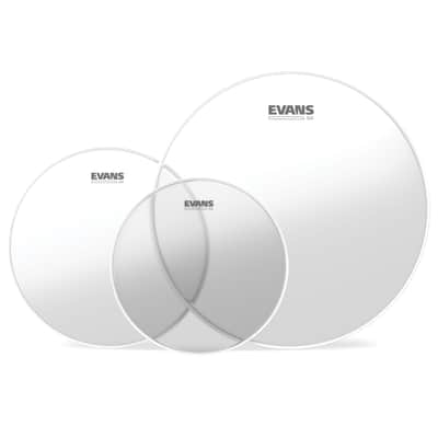 Evans Drumhead Set G2, clear, Rock, ETP-G2CLR-R - Drum Head Set image 1