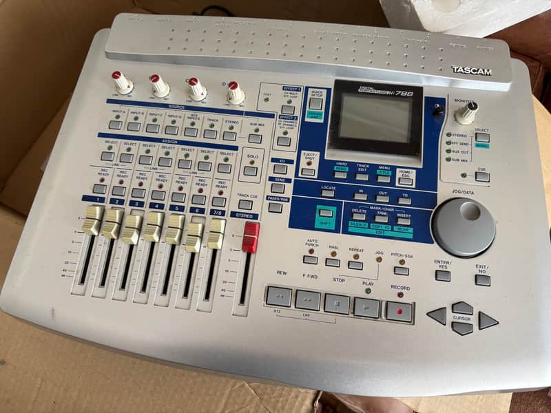 TASCAM Digital Portastudio 788 8-Track Digital Recorder 2000s - Silver image 1