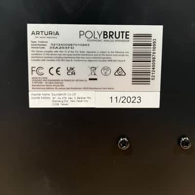 Arturia PolyBrute Noir 61-Key Synthesizer 2023 - Present - Black image 7