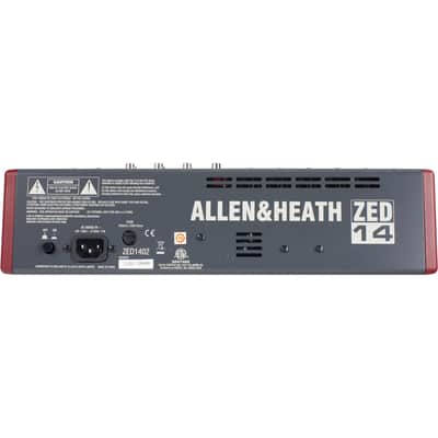 Allen & Heath ZED-14 14-Channel Analog Live Mixer image 4