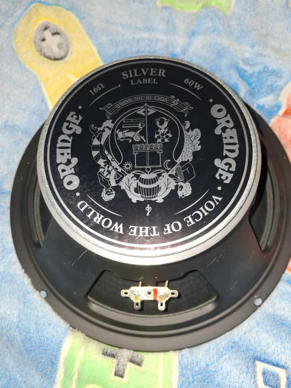 Orange Orange Voice of the World Silver Label 12" 16Ohm 60W 2010s - Black image 1