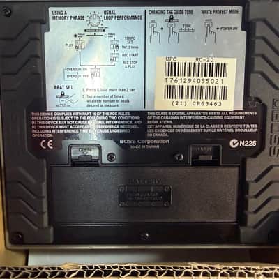 Boss RC-20 Loop Station 2001 - 2007 - Black image 4