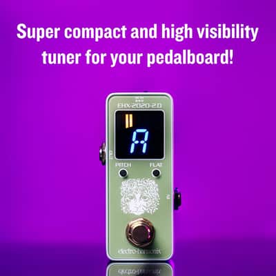 Electro Harmonix 2020 V2 Pedal Tuner for Electric Guitar image 9