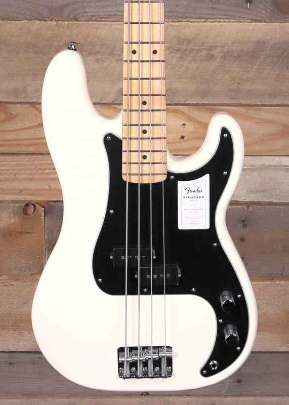 Fender Standard Precision Bass Olympic White image 1