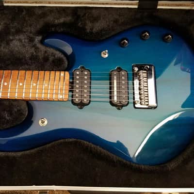Ernie Ball Music Man JP7 PDN 2014 Neptune Blue image 9