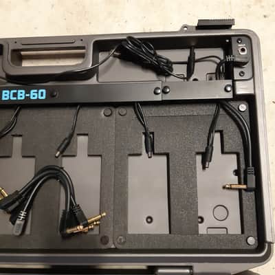 Boss BCB-60 Pedalboard / Carrying Case NOV 2004 w BOSS CABLING and 240v POWER SUPPLY image 7