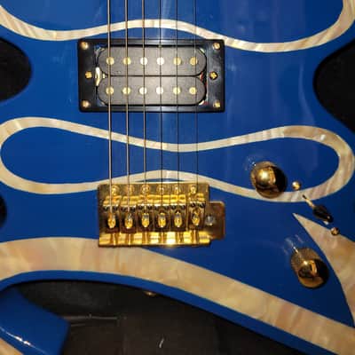 Unique 2008 Blue Electric Guitar image 4