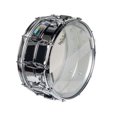 Ludwig LM402 Supraphonic 6.5x14 Metal Snare Drum- B Stock- image 6