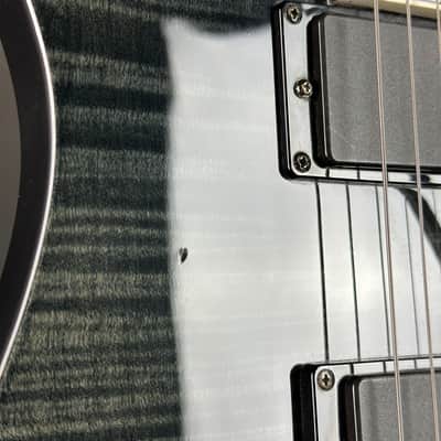 Used ESP LTD Deluxe M-1000 Trans Black TSU24827 image 9