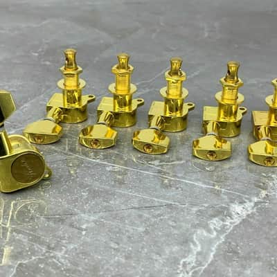 Fender Tuning Pegs/Machine Heads for Stratocaster-Telecaster! Gold image 7