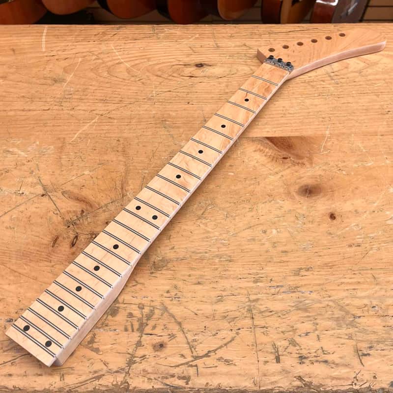 All Maple "Hockey-Stick" Headstock 24-Fret Neck image 1