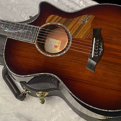 NEW OLD STOCK 2025 Taylor PS14ce Ironbark/Sinker Redwood Acoustic Electric Guitar - Shaded Edgeburst - Authorized Dealer - 5 lbs - G07341 image 9
