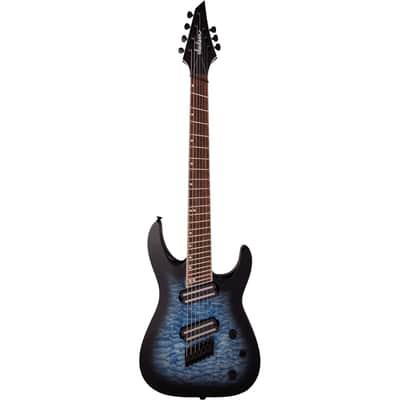Jackson X Series Soloist Arch Top SLATX7Q MS Electric - Transparent Blue Burst image 2