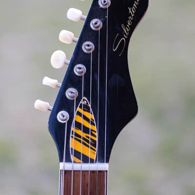 Silvertone 1478 Silhouette - Red Burst image 10