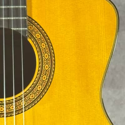 Takamine EC132C 1980s Classical Guitar With Prized "Brownie" Pre amp pickup image 1