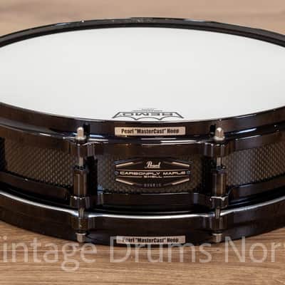 Pearl Free Floating Carbonply Maple Piccolo Snare Drum 14x3.5" FCM1435/B – Made in Japan image 3