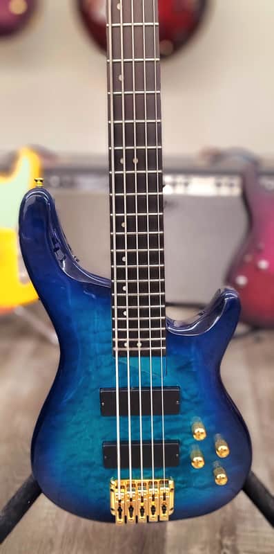 AIO Wolf KTB-5 Bass - Blue Burst GS-001 image 1