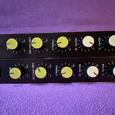 Pair Yamaha PM1000 input-channelstrips, the "JapaNeve" ! Super sweet transformer balanced Preamps and very cool inductor based EQs! Good condition! image 3