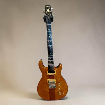 Epiphone Nouveau Spotlight Electric Guitar – Natural Quilted Maple Finish – Rare MIJ Gibson Design image 2