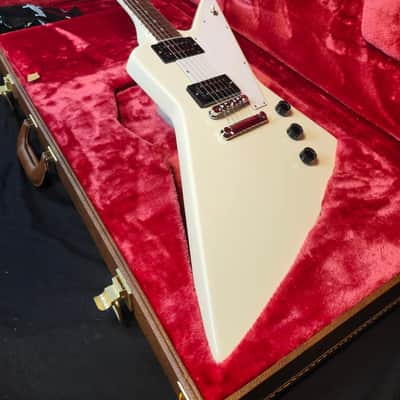 Gibson Explorer 70s, Classic White, w/Vintage Brown Hard Shell Case image 2