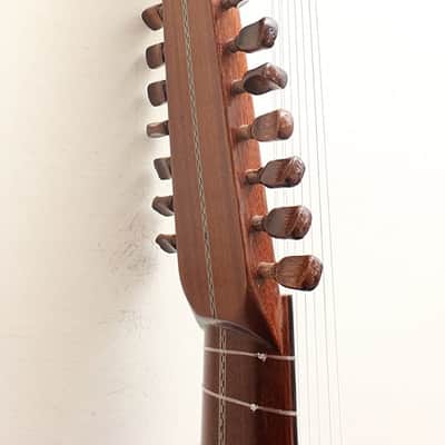 Handmade 14 Course Renaissance Lute Baroque Archlute - Mahogany and Rosewood Material + Hardcase image 5