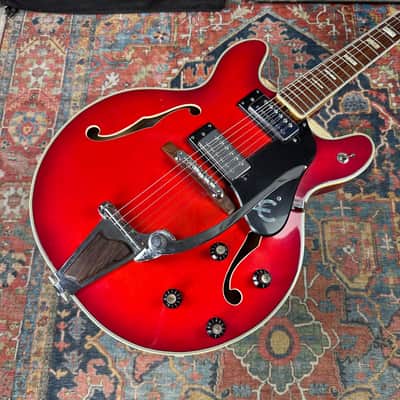 *Video* Epiphone EA250  Hollow Body  Blue Label Made in Japan Matsumoku - 1974-1975 image 4