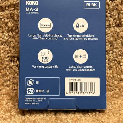 Korg MA-2 Digital Metronome Blue image 2