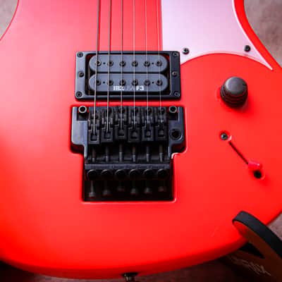 IBANEZ MIJ Power Series 540PII "Fire Alarm Red + Rosewood" (1990) image 5